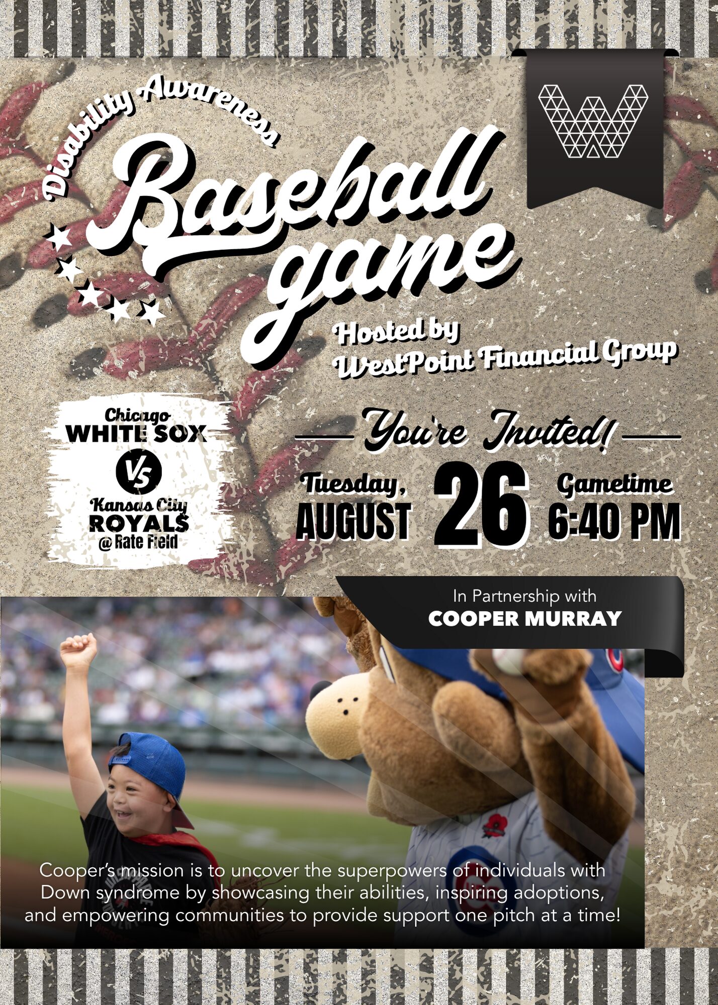 Chicago Sox Dan Invites White Sox Disability Awareness Game Westpoint Financial Group