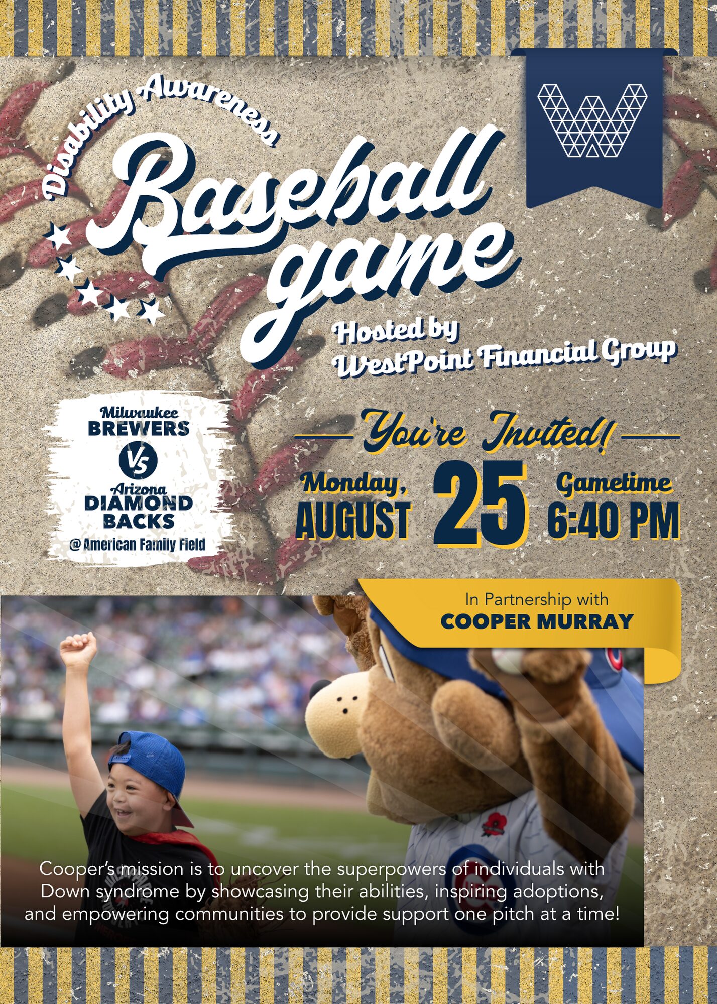 Mke Brewers Dan Invites Brewers Game: Disability Awareness Day 2025 Westpoint Financial Group