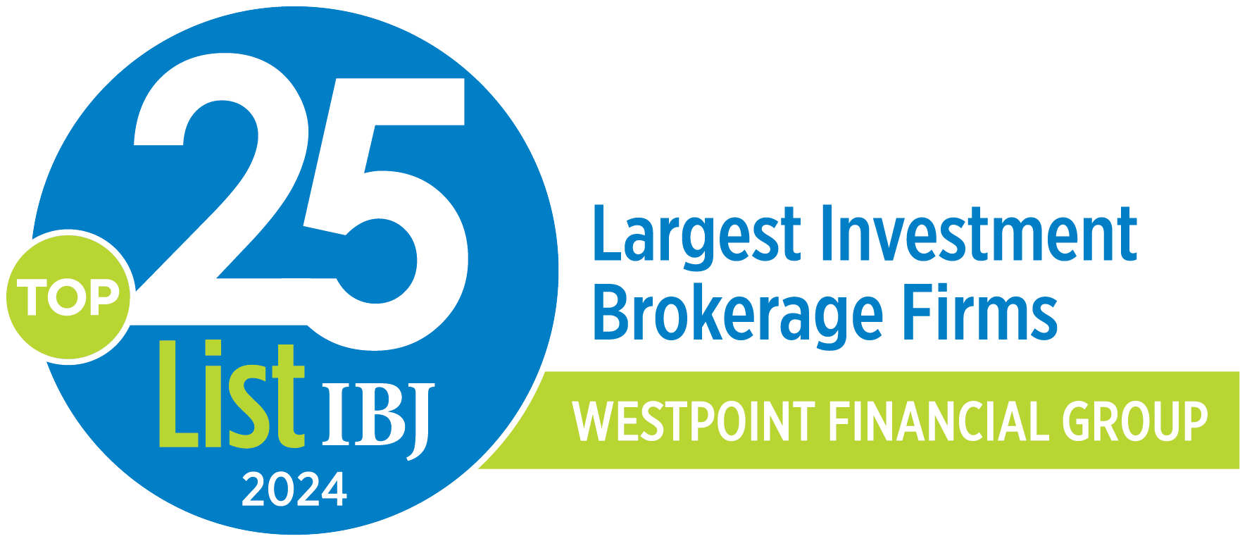 2024 Top25list Logo–horiz WestPoint Recognized as Top Investment Brokerage Firm Westpoint Financial Group