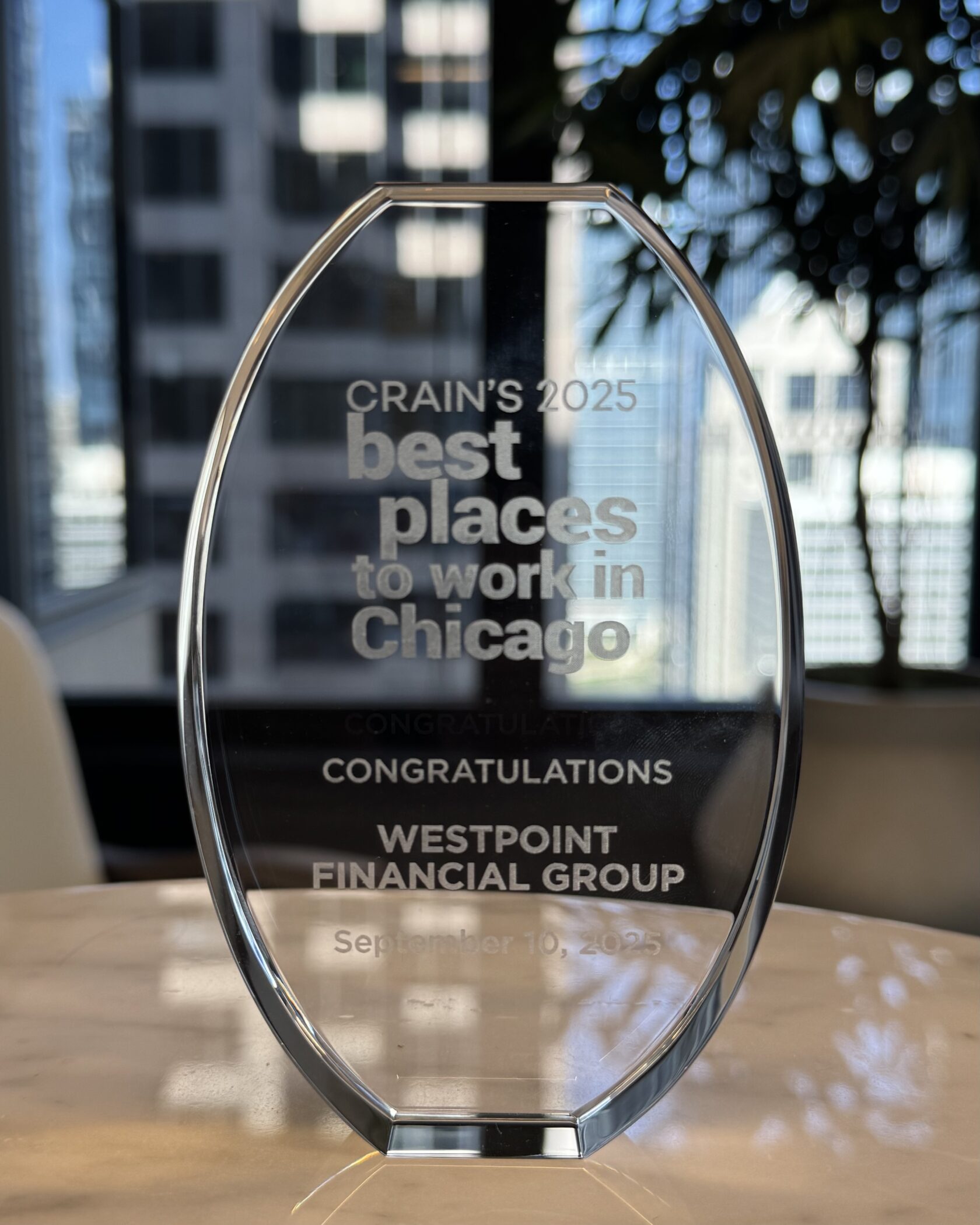 Img 9739 1 Westpoint Recognized As One Of Chicago's Best Places To Work Westpoint Financial Group